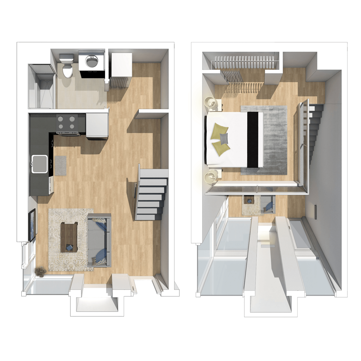 Crystal Flats Loft Floor Plan